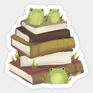 Book frogs Sticker